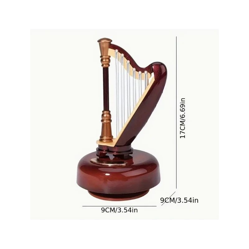 Music Box (speeldoos / muziekdoosje ) HARP