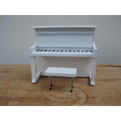 Piano stage wit (toetsenklep kan open en dicht)