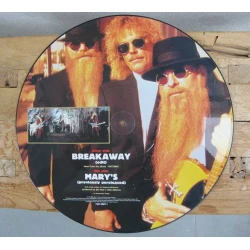 Originele Picture Disk (LP) van ZZ Top 'Breakawy' 1994