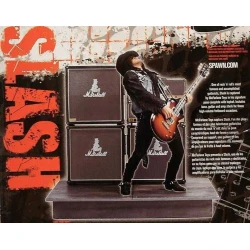 Rock Actie figuur SLASH (Guns 'n Roses) met gitaar en versterker en 3 boxen Marshall
