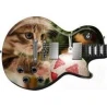 MAAK JE EIGEN miniatuur gitaar met foto of logo/airbrush