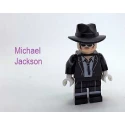 Lego achtig ROCK poppetje Michel Jackson