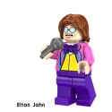 Lego achtig ROCK poppetje Elton John