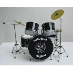 miniatuur drumstel black van Motorhead