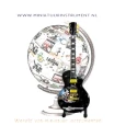 Gitaar Zwarte Gibson Les Paul  \'Miniatuurinstrument\'  Beperkte oplage!