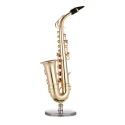 Metalen Alt Saxofoon Alto Saxophone Brass Sax met standaard en koffertje