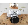Miniatuur drumstel Tama Rockstar white EXCLUSIEF met veel details