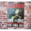 Wandbord  JOHN LENNON - Beatles  \'One to One 1972\' - Vintage Retro - Mancave - Wand Decoratie - Reclame Bord - Metalen bord