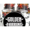 Set: drumstel Golden Earring met gitaar 'The Naked Truth'  TIJDELIJK LEVERBAAR !!!