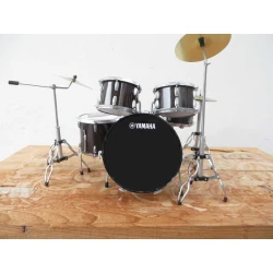 Drumstel Yamaha Dark (Antraciet/zwart) - LUXE model met details-