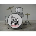 Miniatuur drumstel van The Rolling stones "Gretsch jaren \'50-60"  - LUXE model -