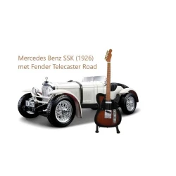 SET Mercedes Benz SSK (1926) met gitaar Fender Telecaster ROAD
