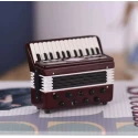Miniatuur Handgemaakte Hohner Accordeon Diatonisch Classic RED met 9 bass knoppen