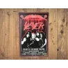 Wandbord SLAYER 'Reign in blood tour 1986'- Vintage Retro - Mancave - Wand Decoratie - Reclame Bord - Metalen bord