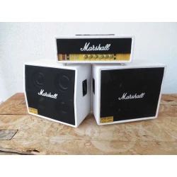 Versterker/speaker/amplifier/box - Tower Marshall JCM 800 White version