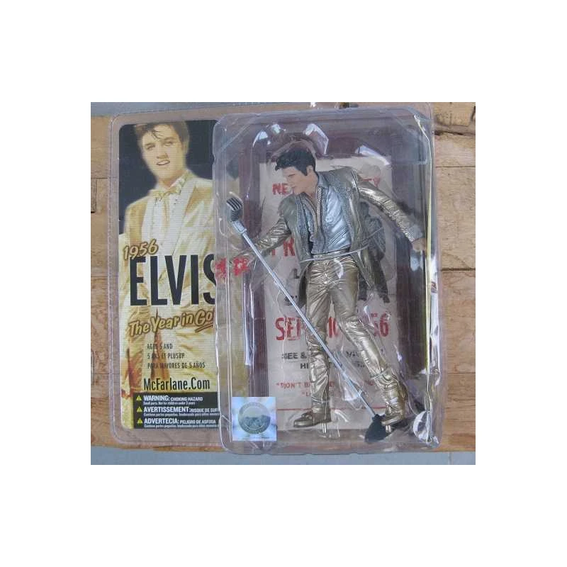 Rock Actie figuur Elvis Presley  'The Year in Gold 1956' McFarlane origineel 2005