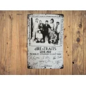 Wandbord DIRE STRAITS  \'Live Aid 1985\' - Vintage Retro - Mancave - Wand Decoratie - Reclame Bord - Metalen bord