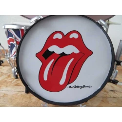 Drumstel THE ROLLING STONES  "English Flag" - LUXE model -