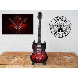 Miniatuur gitaar Guns 'N Roses Tribute GNR