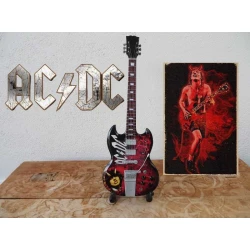 Miniatuur Gitaar Gibson SG Angus Young  - ACDC - TRIBUTE