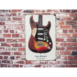 Wandplatte Fender Stratocaster Steve Ray Vaughan (SRV)