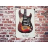 Plaque murale Fender Stratocaster Steve Ray Vaughan (SRV)