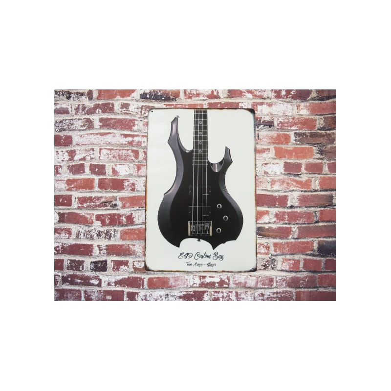 Wall sign ESP Custom Bass Tom Araya SLAYER