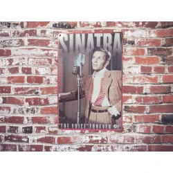 Wandteller Frank Sinatra „The Voice Forever“