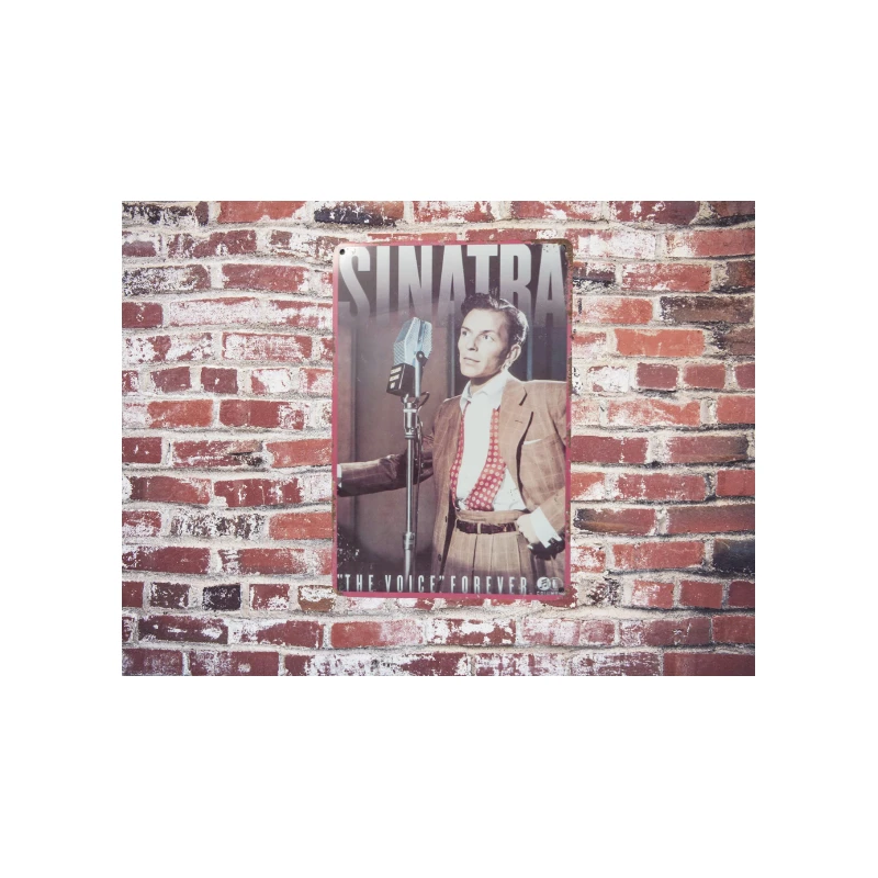 Plaque murale Frank Sinatra "La voix pour toujours"