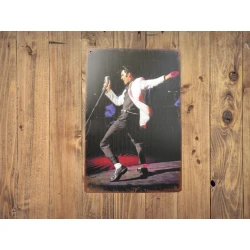 Wandschild ELVIS PRESLEY – Vintage Retro – Mancave – Wanddekoration – Werbeschild – Metallschild