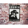 Enseigne murale LEMMY KILMISTER "Play it Louder" - Mötorhead - Mancave - Décoration murale - Enseigne publicitaire