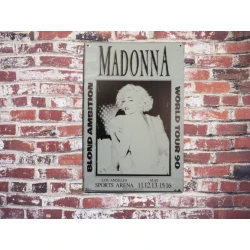 Wandschild Madonna - „Blond...