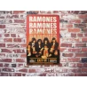 Wandbord THE RAMONES 'Exit In Nashville 25-1-1979' - Vintage Retro - Mancave - Wand Decoratie - Reclame Bord - Metalen bord