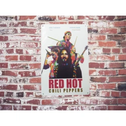 Wandschild Red Hot Chili Peppers Vintage Retro - Mancave - Wanddekoration - Werbeschild - Metallschild