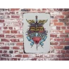 Wandschild Bon Jovi „on the road“ – Vintage Retro – Mancave – Wanddekoration – Werbeschild – Metallschild