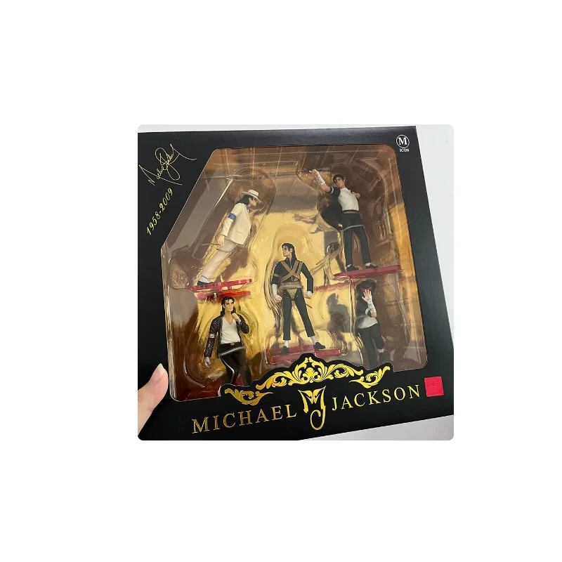 Actie figuur Michael Jackson Set van 5 figuren in kadeauverpakking!
