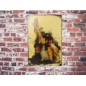Metalen wandbord Freddie Mercury - Queen - photo-art signed