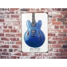 METALEN WANDBORD Gibson ES-335 Dave Grohl FOO FIGHTERS