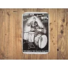 Wall sign BUDDY RICH "WFL drums 1958" - Vintage Retro - Mancave - Wall Decoration - Metal sign