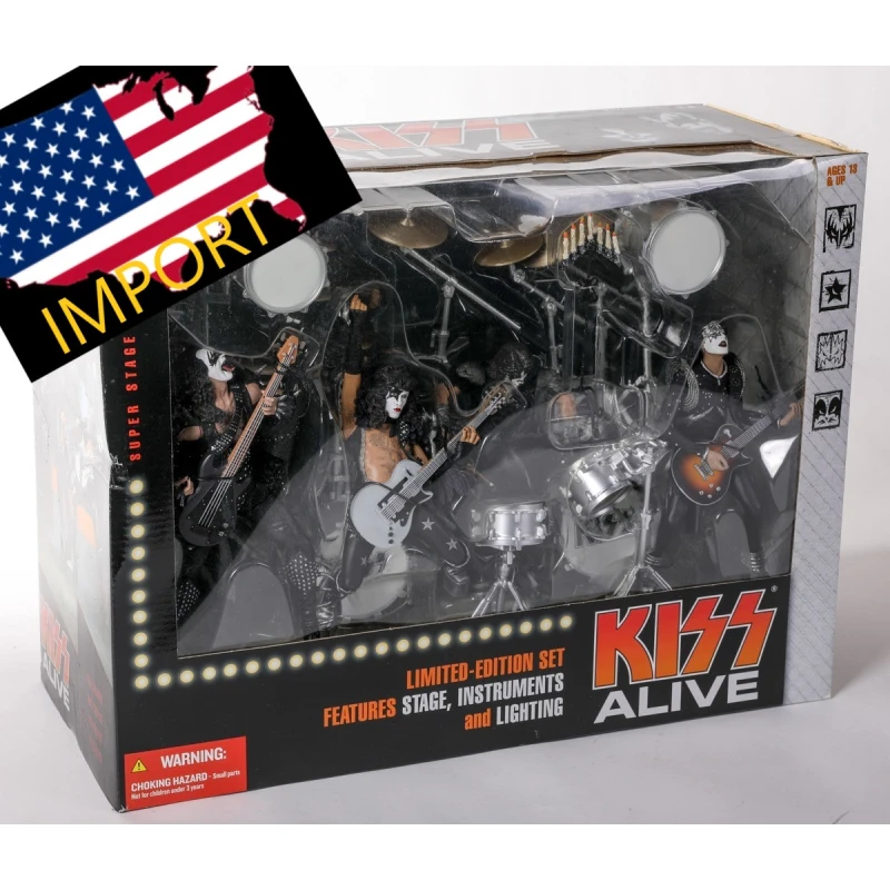 Kiss mcfarlane alive store figures box set