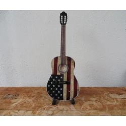 Akustische Gitarre Oscar Schmidt OG10CE-FLAG American Flag Graphic