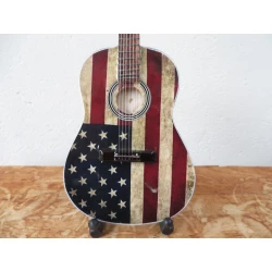 Guitare acoustique Oscar Schmidt OG10CE-FLAG American Flag Graphic