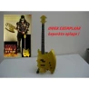 Original Picture Disk (LP) by Gene Simmons (KISS) with drum kit and guitar (Gold-axe)