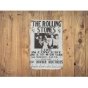 WANDBORD The Rolling Stones "Live in concert 1976\' - Vintage Retro - Mancave - Wand Decoratie - Reclame Bord - Metalen bord