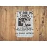 WANDBORD The Rolling Stones "Live in concert 1976' - Vintage Retro - Mancave - Wand Decoratie - Reclame Bord - Metalen bord