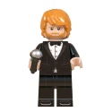 Lego achtig ROCK poppetje Ed Sheeran met microfoon