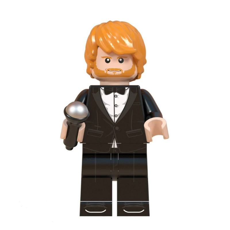 Figurine Lego ROCK Ed Sheeran avec microphone