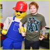 Lego ROCK figure Ed Sheeran with microphone