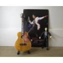 SET: Rock Actie figuur Elvis Presley, metalen wandbord en Gitaar GIBSON SJ-200 Elvis