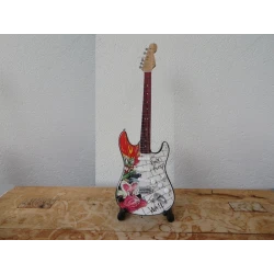 Miniatuur gitaar Fender Stratocaster PF
